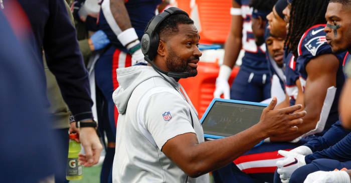 New England Patriots head coach Jerod Mayo